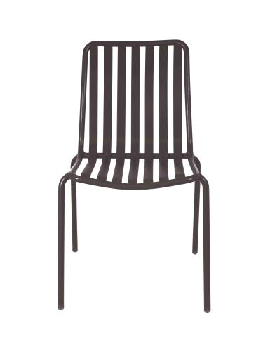 Breeze Aluminium Side Chair I Charcoal