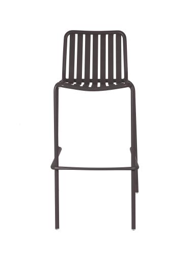 Breeze Aluminium Bar Chair I Charcoal