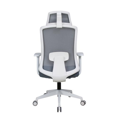 Hawnby High Back Mesh Operator Chair With Fixed Arms, Headrest and Lumbar Support