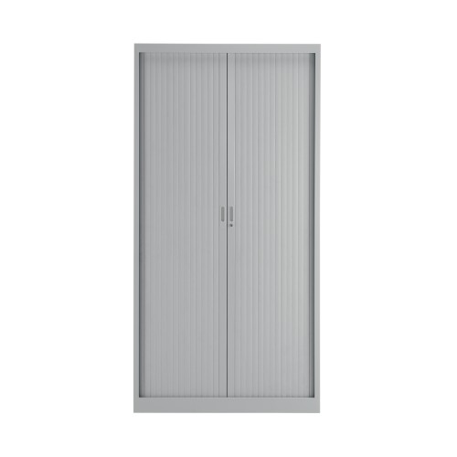 Talos Side Opening Tambour Unit 1000x450x1950mm Grey KF78760