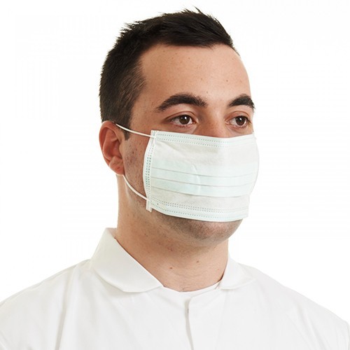 ELASTICATED Disposable Non-Woven Face Mask BLUE BFE95 (Box 50)