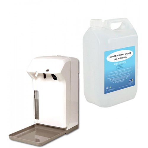 Automatic Hand Sanitiser Spray Dispenser Battery Operated includes 5L Refill