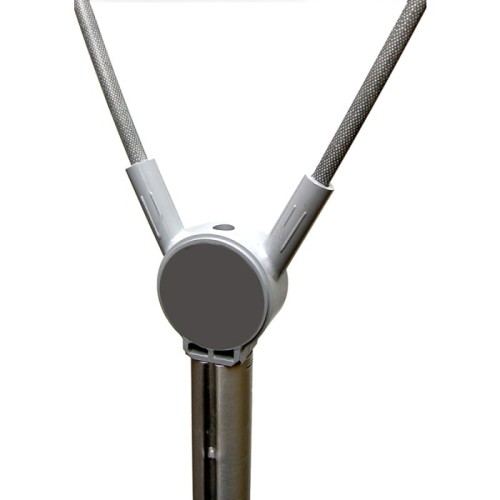 Y-Band Outdoor Banner Stand 650mm Wide. Frame with two Banners