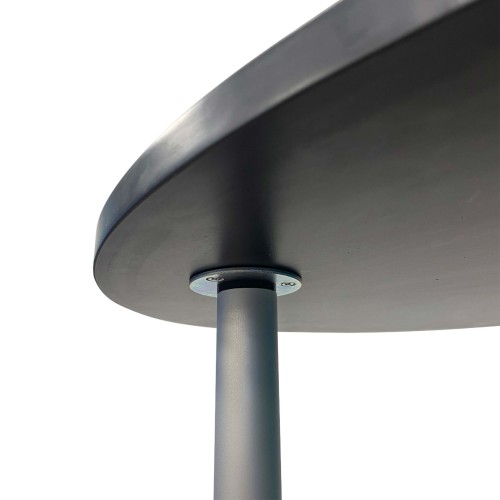 Oval Fabric Tube Counter Stand with Graphics