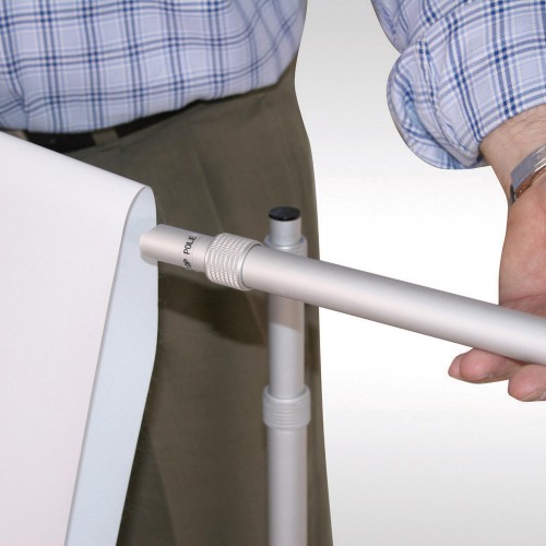 Pegasus Tension Backdrop Banner Stand 2410 x 2435mm with Frame Printed Both Sides