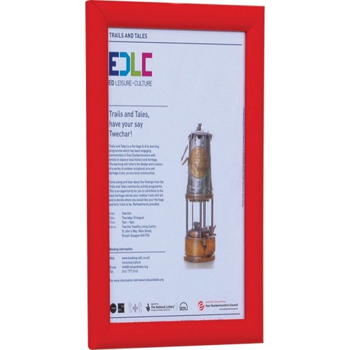 Colour A1 Poster Display Frames W885 x H635 Red