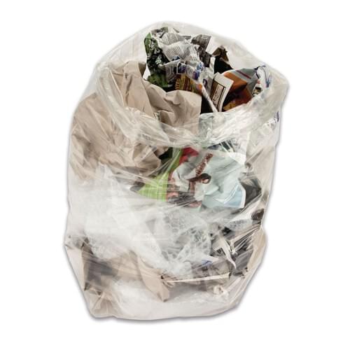 Clear 90L Refuse Sacks 457 x 725 x 975mm (Pack of 200)