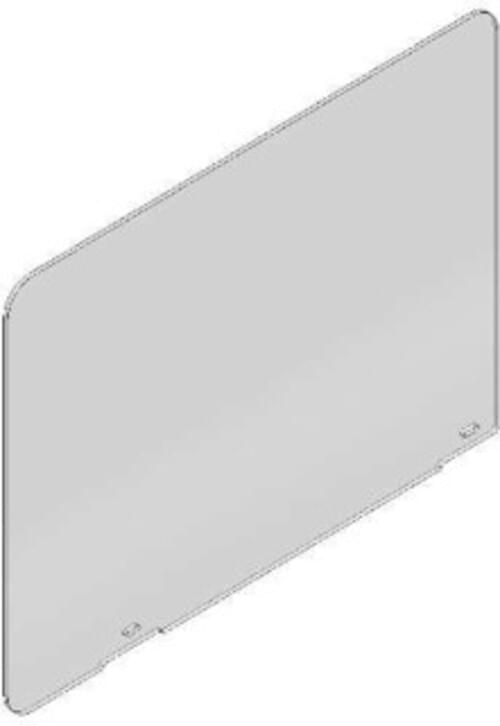 Solo 8mm Acrylic Return Screen Clear 800x750mm