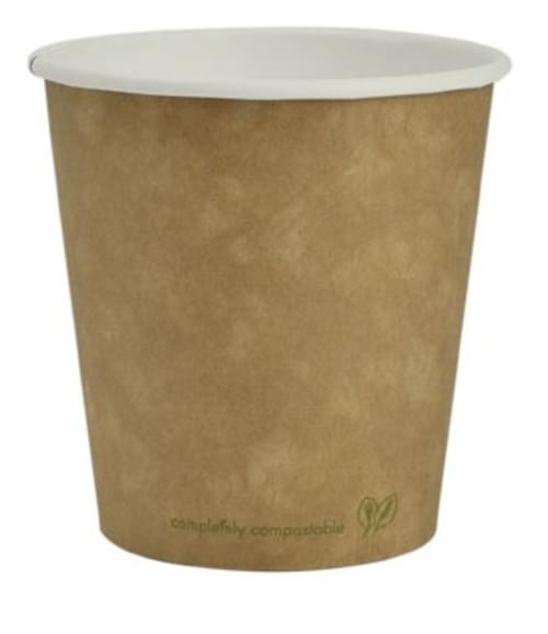 Vegware 89-Series 10oz Brown Kraft Hot Cup (Case of 1000)