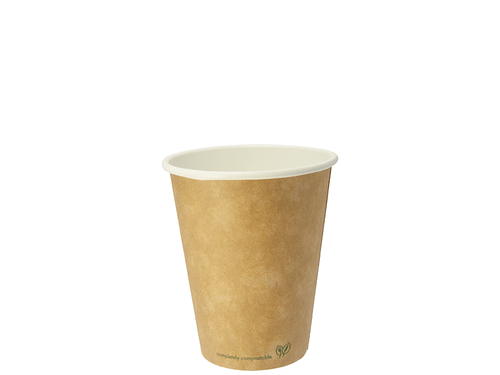 Vegware 79-Series 8oz Brown Kraft Hot Cup (Case of 1000)