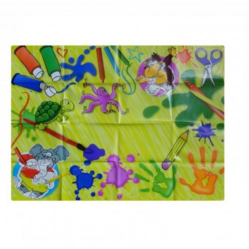 School Messy Mat Wipe Clean Waterproof 800x600mm [Pack 1]