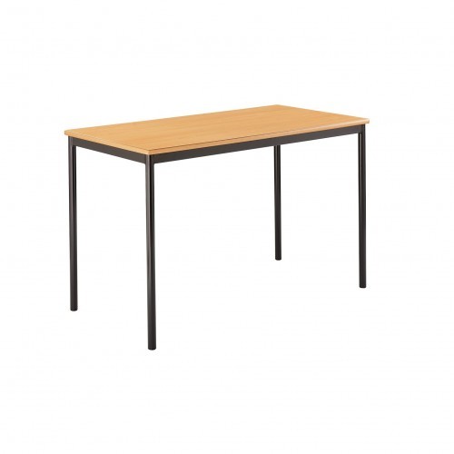 School Table Rectangular 1200x600mm Fully Welded Frame MDF Bullnose Edge