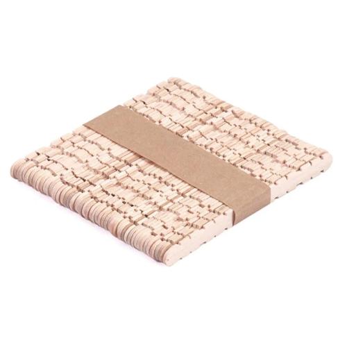 School Natural Craft Lolly Sticks Construction 114x10mm [Pack 50]