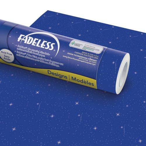 School Poster Paper Roll Night Sky 1218mmx15m [Pack 1]