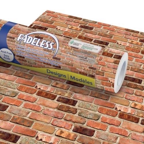 School Poster Paper Roll Reclaimed Brick 1218mmx15m [Pack 1]