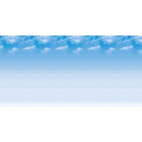 School Poster Paper Roll Wispy Clouds 1218mmx15m [Pack 1]
