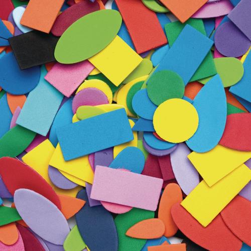 School Foam Shapes Geometric Assorted [Pack 4475]