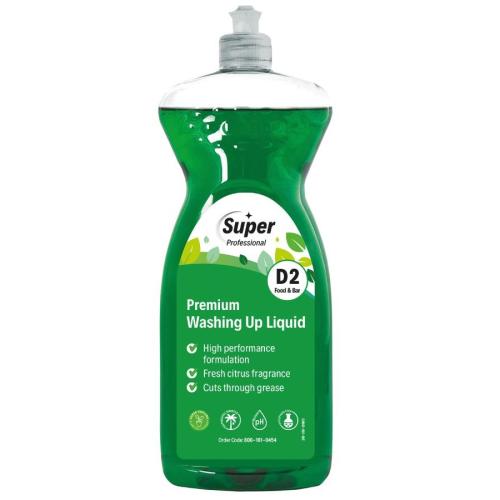 School Washing-up Liquid 1 Litre [Pack 12]