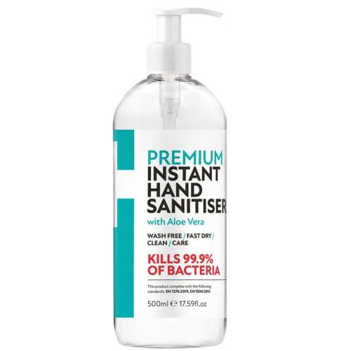 School Premium Hand Gel Sanitiser 70% Alcohol 500ml [Pack 1]