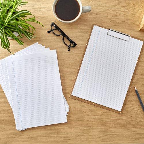 School Exercise Loose Leaf Paper A4 8mm Ruled & Margin 500 Sheets [Pack 1]