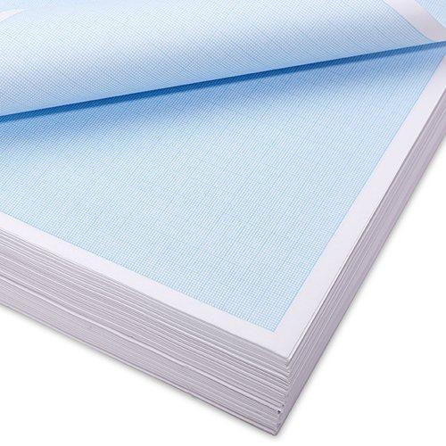 School Exercise Loose Leaf Paper A4 Graph 1:5:10mm Squares 500 Sheets [Pack 1]