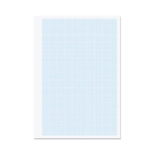School Exercise Loose Leaf Paper A4 Graph 1:5:10mm Squares 500 Sheets [Pack 1]