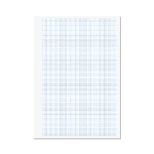 School Exercise Loose Leaf Paper A4 Graph 2:10:20mm Squares 500 Sheets [Pack 1]