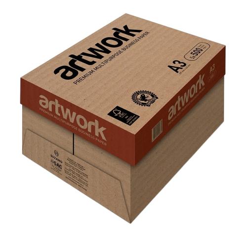 School Copier Paper A3 White Ream-Wrapped 500 Sheets [5 Reams/1 Box]