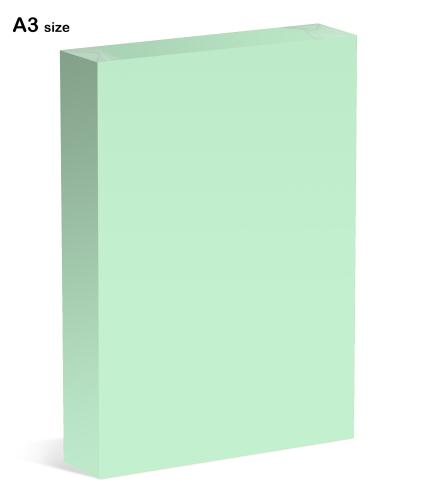 School Paper A3 Green Ream-Wrapped 80gsm [Pack 500]