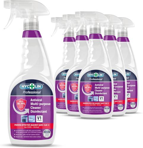 School Antibacterial Antiviral Surface Cleaner Spray 750ml [Pack 1]