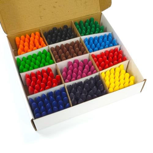 School Wax Crayons Chubby Assorted [Pack 288]