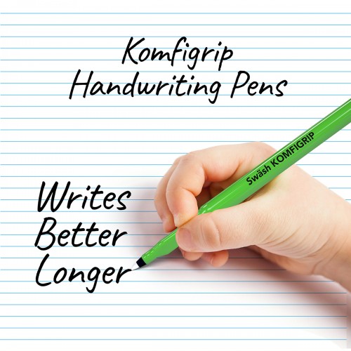 School Handwriting Premium Pens Black [Pack 300]