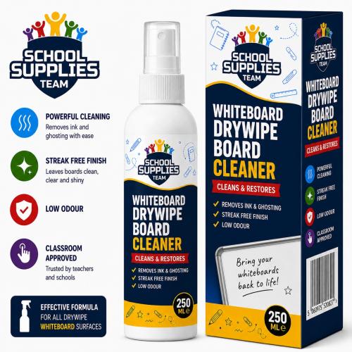School Value Drywipe Board Cleaner 250ml [Pack 1]