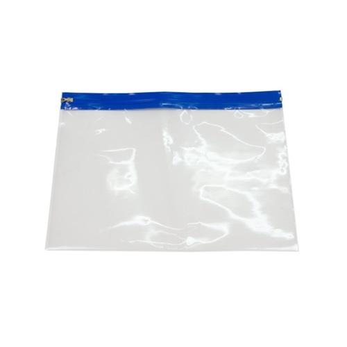 School Zip Bags A5 255x180mm Blue[Pack 25]