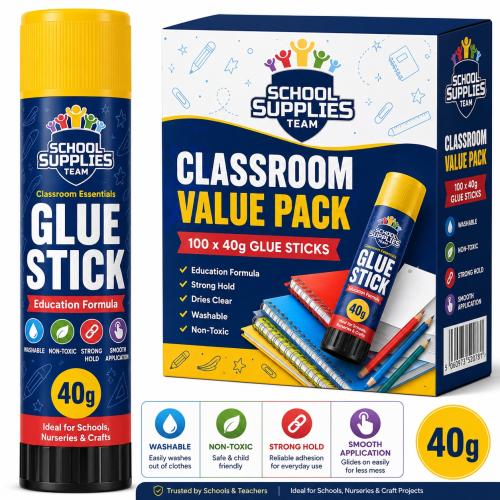 School Glue Sticks Education Formula 40g [Pack 100]