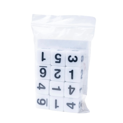 School Dice 1-6 [Pack 12]