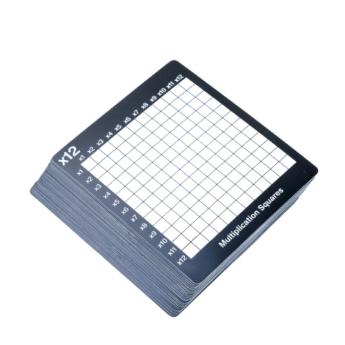 School Multiplication Flexible Drywipe Boards [Pack 30]