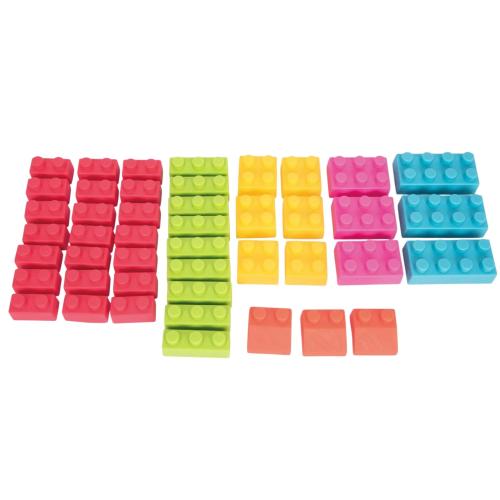 School Chunky Soft Brick Set [Pack 45]