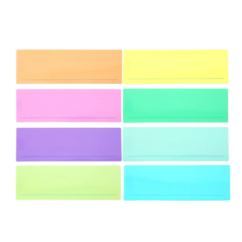 School Value Overlay Reading Strips Assorted Tints [Pack 8]