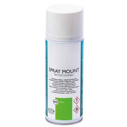 School Spray Mount Aerosol Adhesive 400ml [Pack 1]