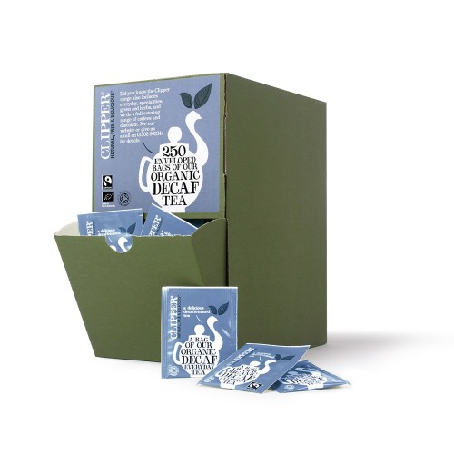 Clipper Everyday Decaf Fairtrade Envelope Tea Bags - Pack 250