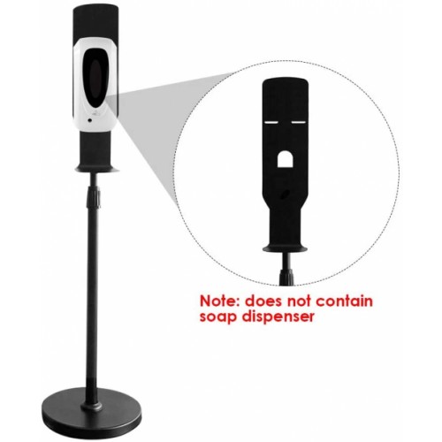 Height Adjustable Floor Standing Hand Sanitiser Station