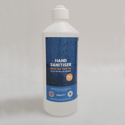 500ml Hand Sanitiser with Flop Top Lid