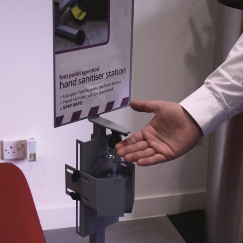 Hands Free Sanitiser Station - for use with pump bottles