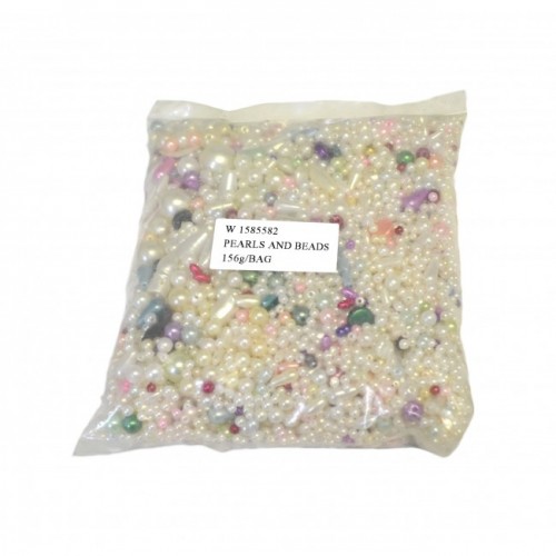 Assorted Plastic Beads - Pearls