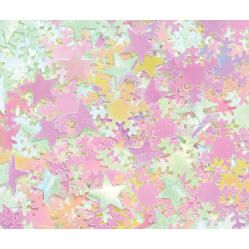 Iridescent Star and Snowflake Sequins
