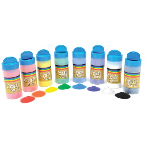 Coloured Craft Sand Shakers