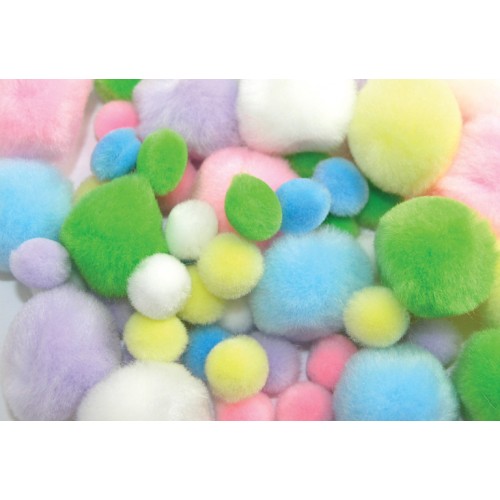 Pastel Pom Poms
