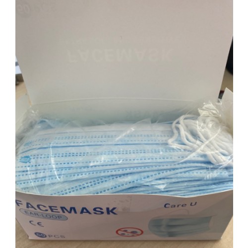 3 Ply Disposable Face Mask Pack 50