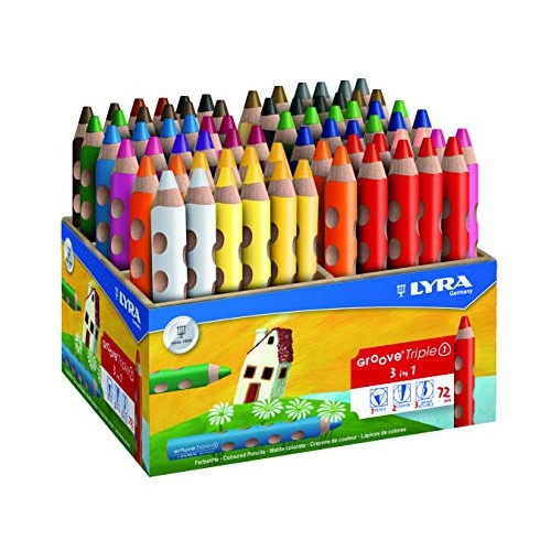 Lyra Groove Triple One Colouring Pencil - Wooden Display
